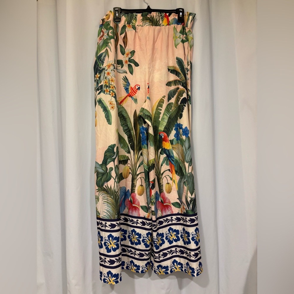 Shein Curve Tropical Summer Pants - Picture 4 of 5
